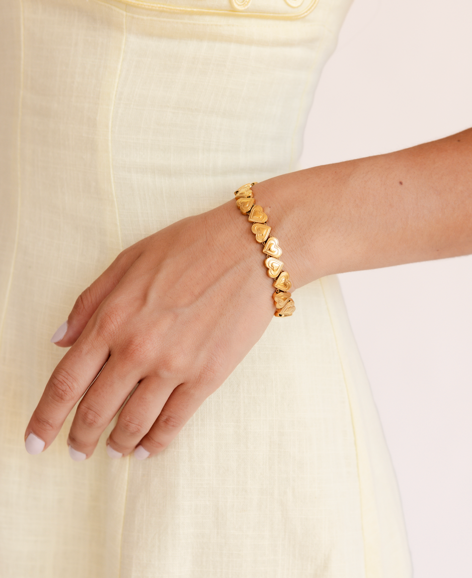 LoveShackFancy x EVIE Heartbeat Bracelet